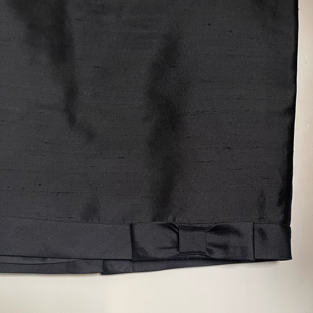NWT Talbots Silk & Wool Blend Bow Detail Skirt - Picture 2 of 8